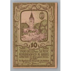 AUSTRIA 1920 BILLETE DE 10 HELLER